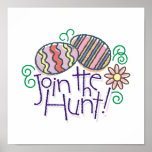 join the easter egg hunt posters