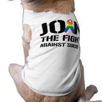 Join the fight against gay suicide doggie tshirt