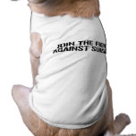 JOIN THE FIGHT AGAINST SUICIDE DOGGIE T SHIRT