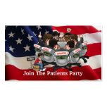 Join The Patients Party Business Card