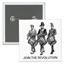 JOIN THE REVOLUTION PINBACK BUTTON