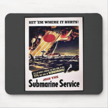 Join The Submarine Service Mousepad