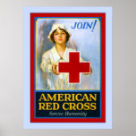 Join! ~ Vintage Nurse World War 1 Poster posters