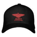Joint Command (black w/red ink) embroidered hats