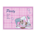 Joker, Elf, Party Invitation postcards