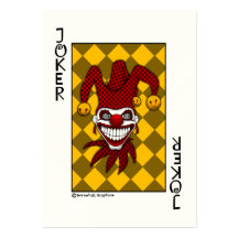 Joker Playing Card (Revised) Business Card Template