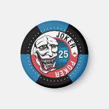 Joker Poker Card Guard/ Refrigerator Magnet