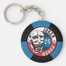 Joker Poker Keychain