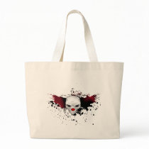 joker skull canvas bag