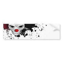 joker skull bumper sticker