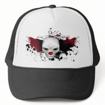 joker skull trucker hat