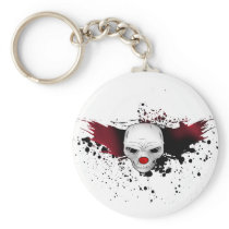 joker skull keychain