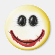 Joker Smiley Face Magnet