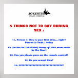 Jokester Sex Poster posters