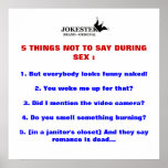 Jokester Sex Poster posters