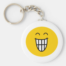Joking around Smiley face Key Chains