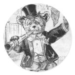 Jolly Bear Jerry - Letter J - Vintage Teddy Bear stickers