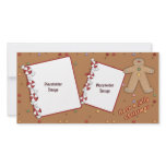 Jolly Christmas - Gingerbread Design photo cards