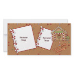 Jolly Christmas - Gingerbread House photo cards