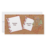 Jolly Christmas - Gingerbread House photo cards