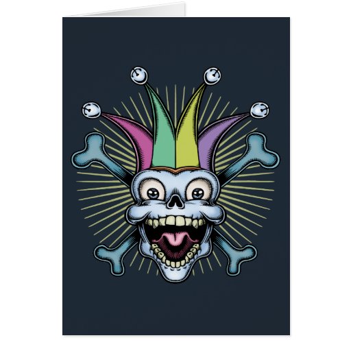 Jolly Jester Greeting Card