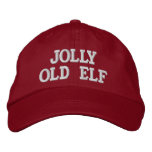 Jolly Old Elf Embroidery Cap embroidered hats