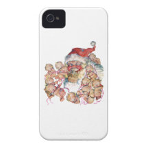 Jolly Old Saint Nick iPhone 4 Cover