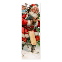 Jolly old St. Nicholas Gift Tags Business Card Template