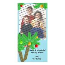 Jolly Palm Trees/ Photo Greeting Card