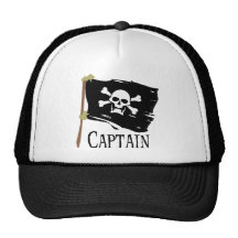 Jolly Roger Captain Mesh Hat