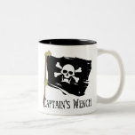 Jolly Roger Captain's Wench Mug