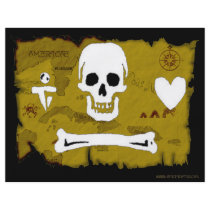 Jolly Roger Map #2 Personalized Flyer
