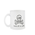 Jolly Roger Pirate Grog Frosted Mug