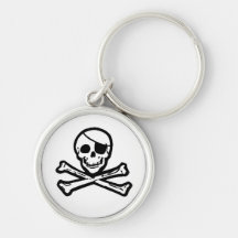 Jolly Roger Pirate Keychain