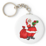 Jolly Santa Claus keychains