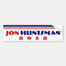Jon Huntsman 2012 Bumper Stickers