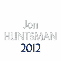 Jon HUNTSMAN for President 2012 Embroidered Shirt