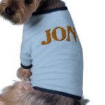 Jon Instant Costume Pet T Shirt