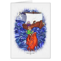 Jonah and the Big Fish Greeting Card