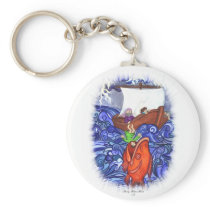 Jonah and the Big Fish Key Chain