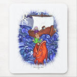 Jonah and the Big Fish mousepads