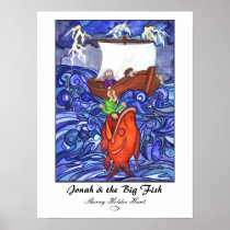 Jonah & the Big Fish Print-Customised