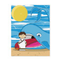 Jonah & the Whale Postcard