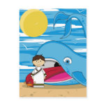 Jonah & the Whale Postcard
