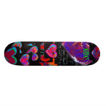 Jonathan and Jennas Heart skateboard!