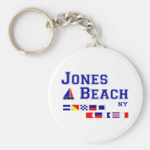 Jones Beach NY Signal Flags Keychains
