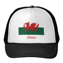 Jones Welsh Flag Mesh Hat