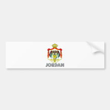 Jordan Coat of Arms Bumper Stickers
