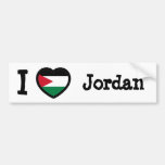Jordan Flag Bumper Sticker