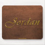 JORDAN Personalised Leather-look Mousepad